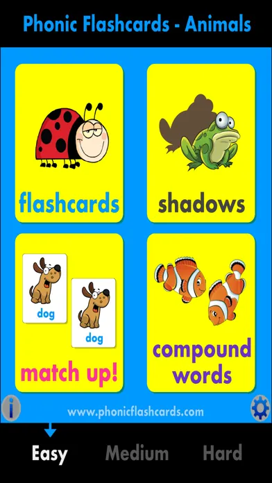 Screenshot di Phonic Flashcards - ANIMALS