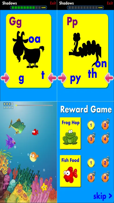 Screenshot di Phonic Flashcards - ANIMALS