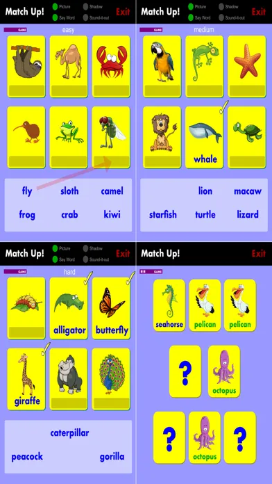 Screenshot di Phonic Flashcards - ANIMALS