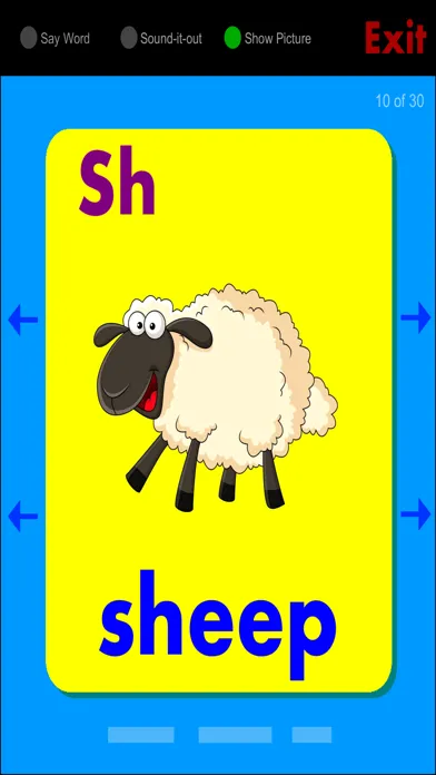 Screenshot di Phonic Flashcards - ANIMALS
