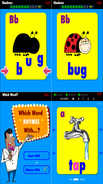 Phonic Flashcards lite CVC Ekran Görüntüleri