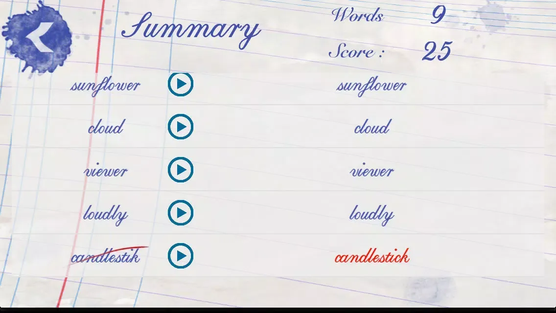 Ảnh chụp màn hình của Spellinglish- Word game : play to spell words