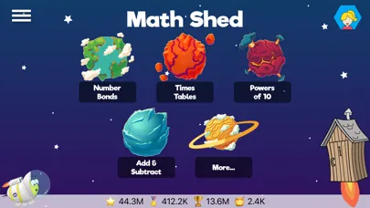 Zrzuty ekranu Math Shed