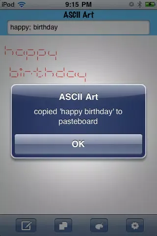 ASCII Art for iPhone スクリーンショット