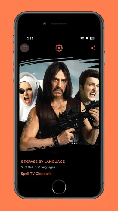 Capturas de pantalla de Spell Movies for iOS