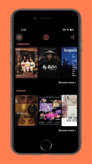 Capturas de pantalla de Spell Movies for iOS