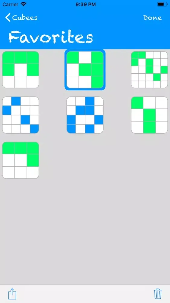 Capturas de tela do Cubees