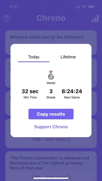 Chrono Game Screenshots