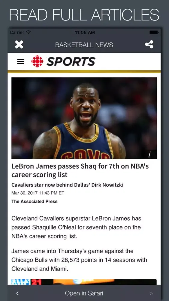 Live Basketball News & Predictions Screenshots