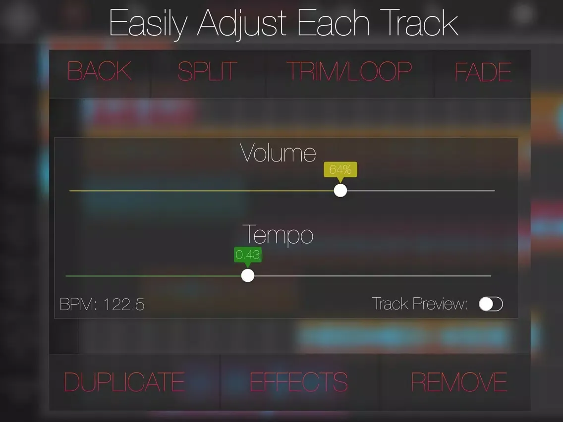 Ảnh chụp màn hình của Dubstep Studio 2: Create Dubstep Music iPad 
