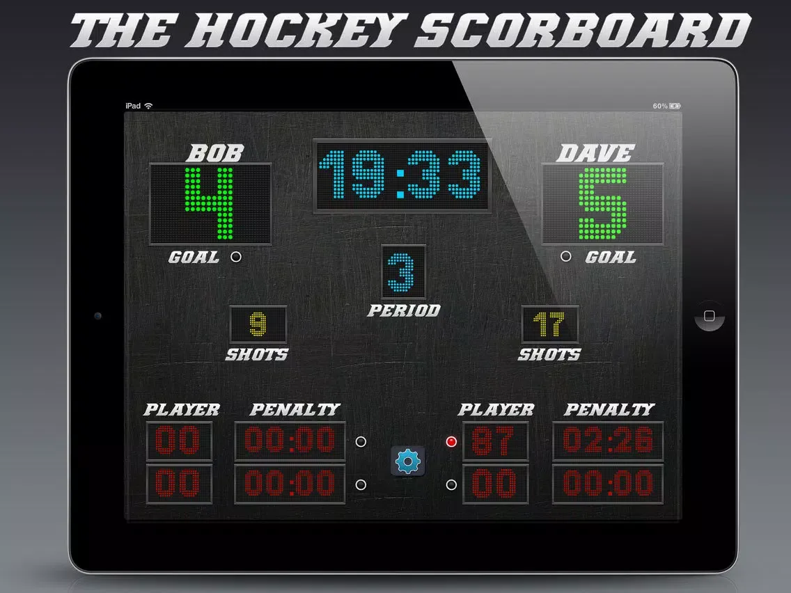 Hockey Scoreboard - Universal Hockey Scorekeeping iPad 應用截圖