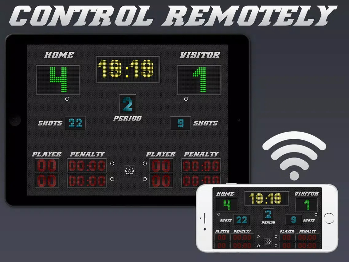 Hockey Scoreboard - Universal Hockey Scorekeeping iPad 應用截圖