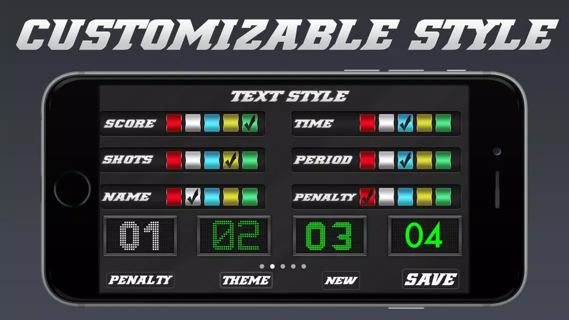 Hockey Scoreboard - Universal Hockey Scorekeeping應用截圖