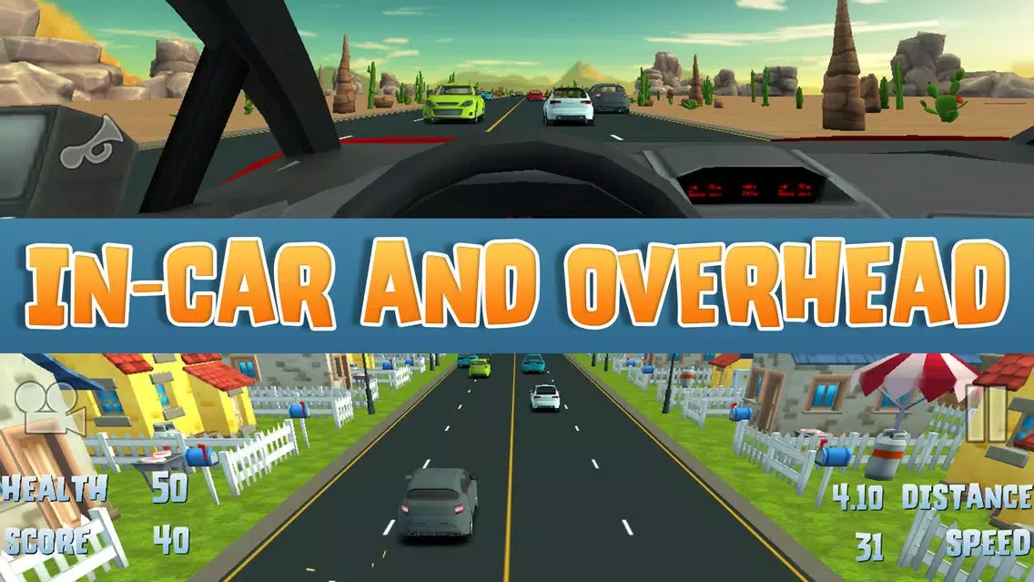 Toon Racer 2: 3D First Person Racing Game स्क्रीनशॉट