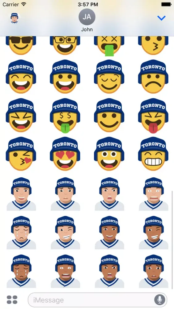 Toronto Baseball Stickers & Emojis應用截圖