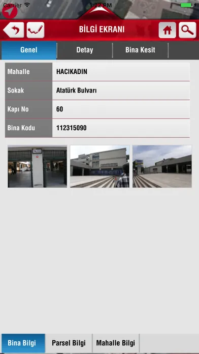 Tangkapan layar Fatih MobilGIS