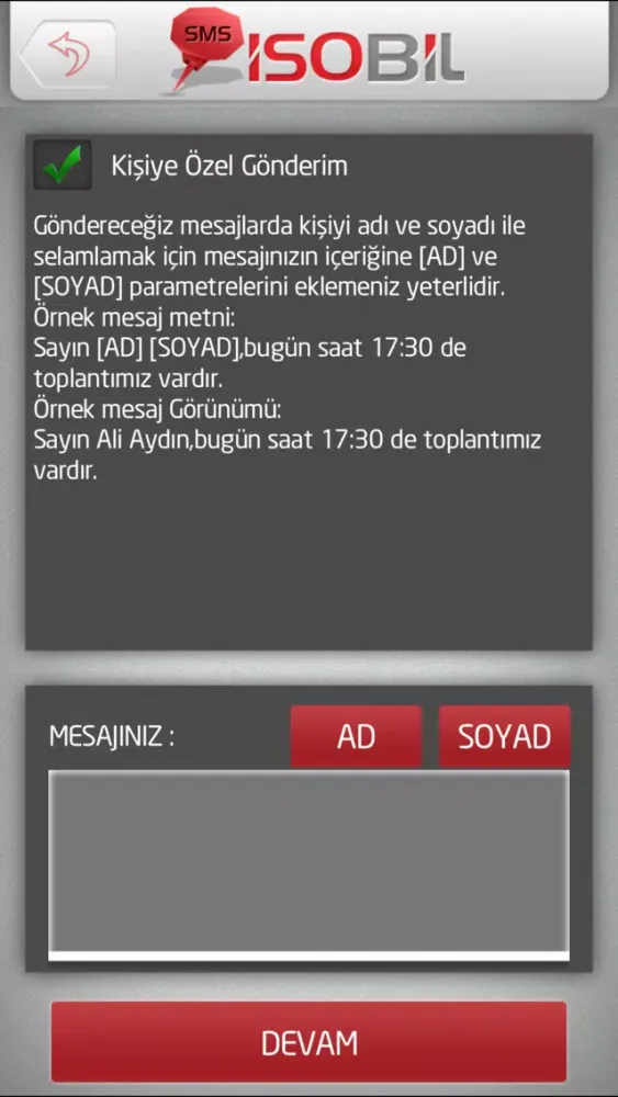 Capturas de tela do İSOBİL