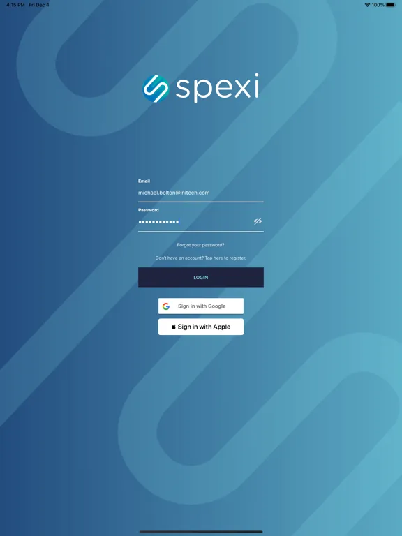 Скриншоты Spexi iPad 