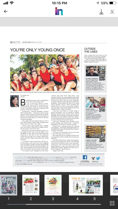 The Straits Times IN Screenshots