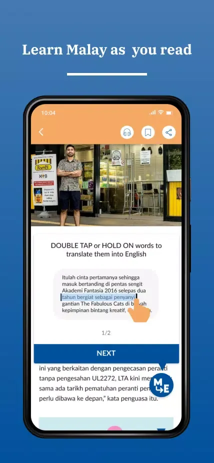 Tangkapan layar Berita Harian.sg