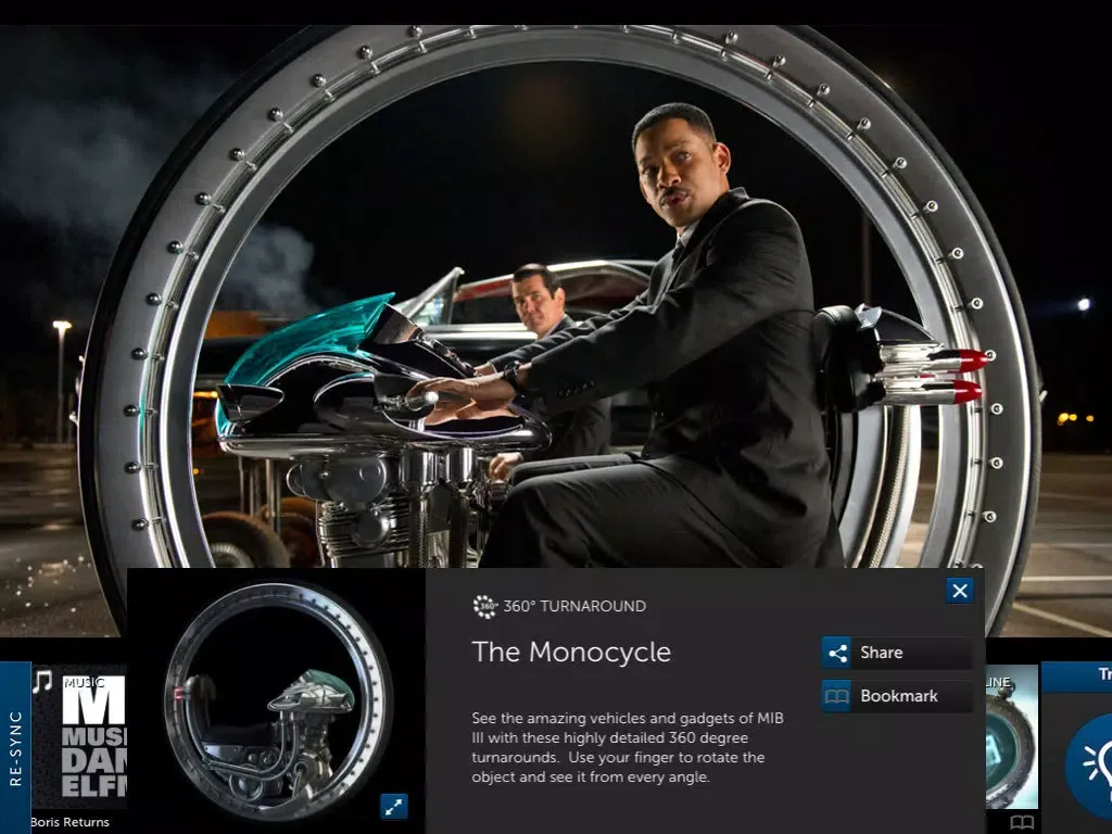 Ảnh chụp màn hình của Men in Black 3: Movie Touch iPad 