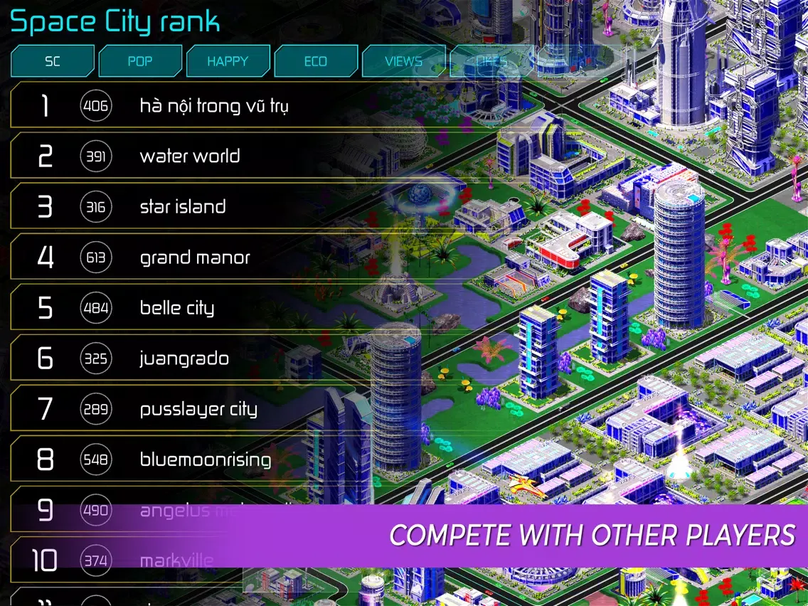 Designer City: Space Edition iPad 应用截图