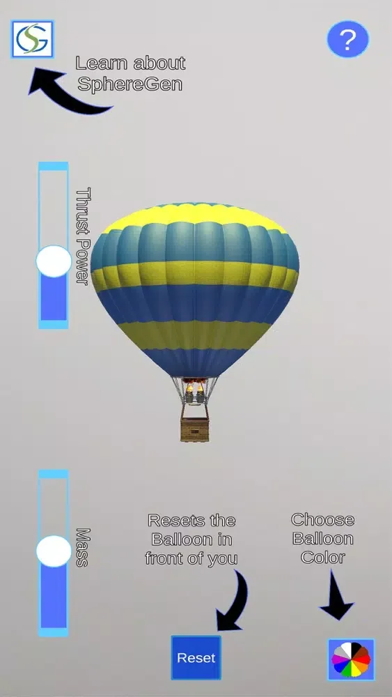 Скриншоты Hot AR Balloon