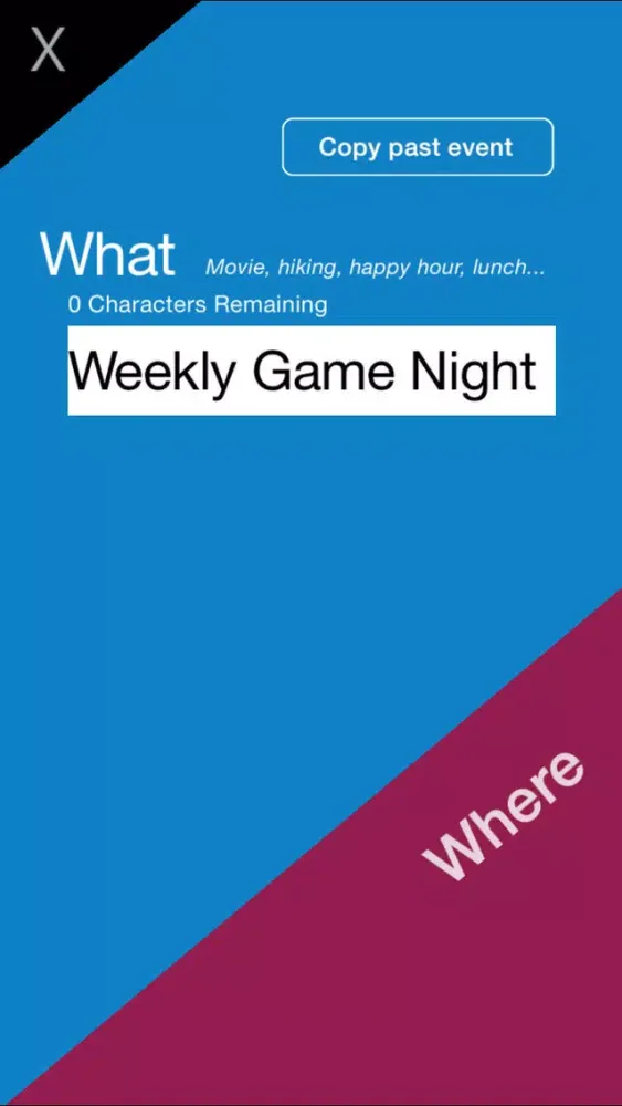 Zrzuty ekranu LMK App – an easy & fun way to invite friends out for any event