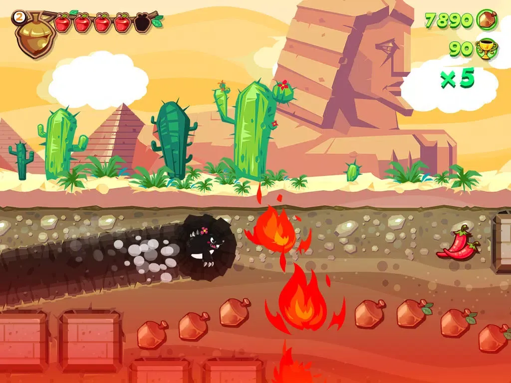 Mole Dash HD iPad 應用截圖