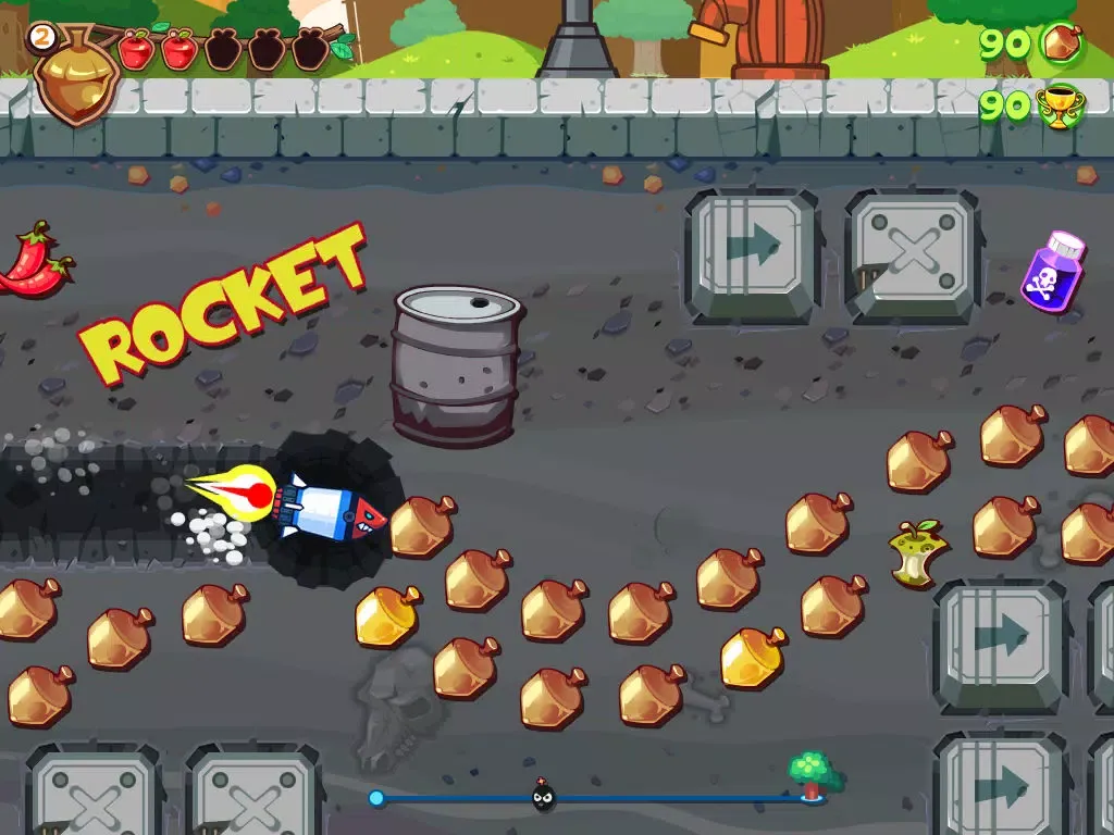 Mole Dash HD iPad 應用截圖