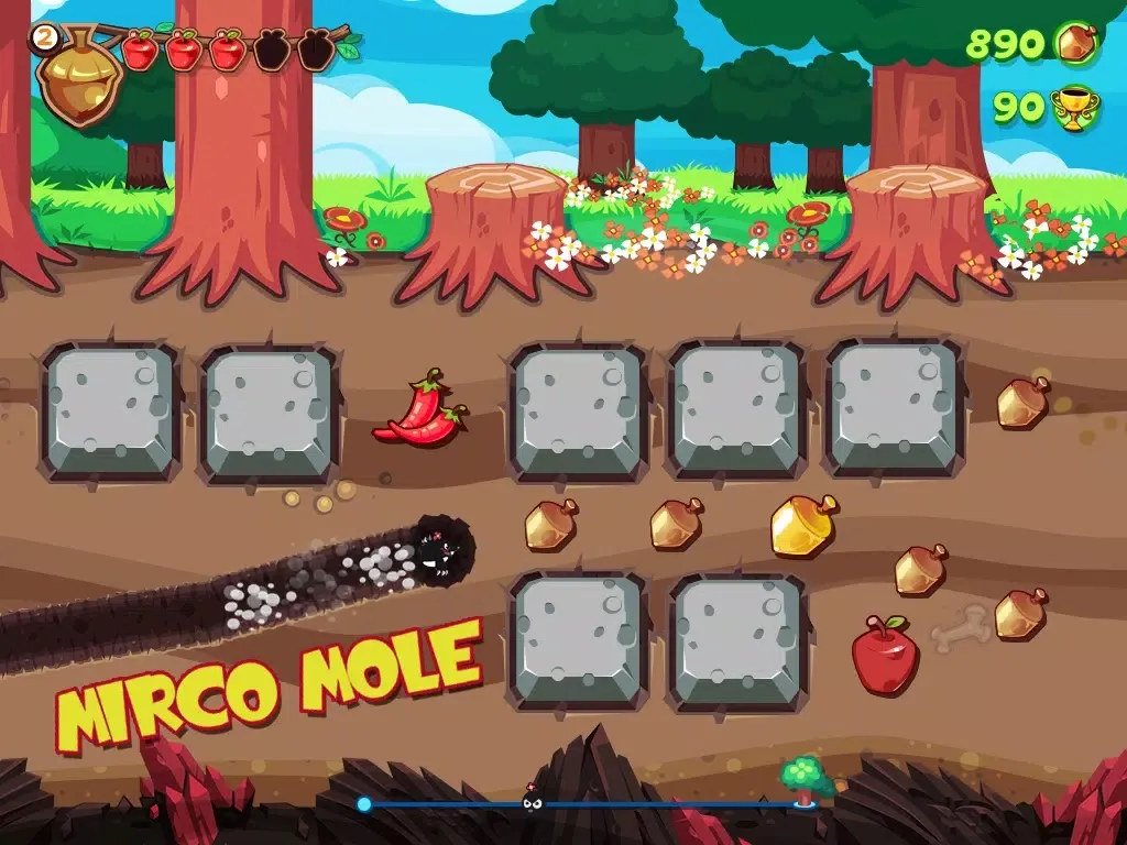 Mole Dash HD iPad 應用截圖