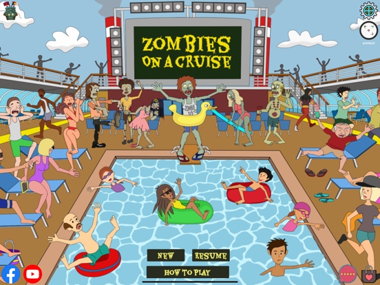 Captures d'écran de Zombies on a cruise iPad 