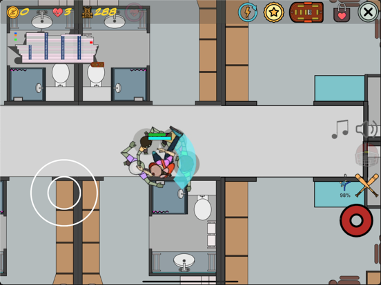 Captures d'écran de Zombies on a cruise iPad 