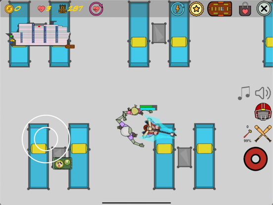 Captures d'écran de Zombies on a cruise iPad 