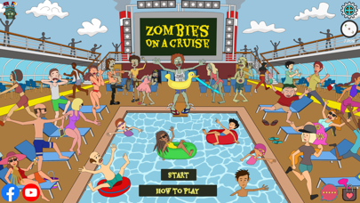 Captures d'écran de Zombies on a cruise