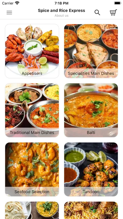 Captures d'écran de Spice and Rice Express