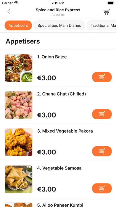 Captures d'écran de Spice and Rice Express