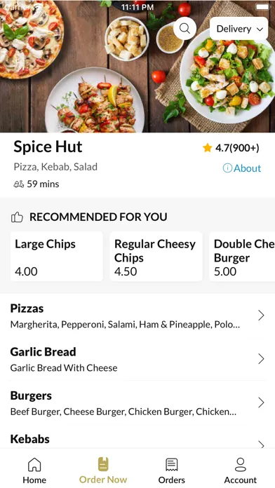 Spice Hut. Ekran Görüntüleri