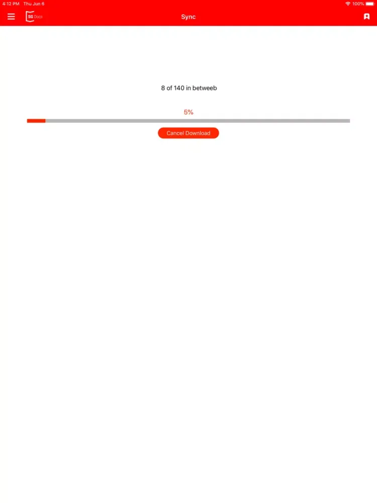 SGDocs iPad  स्क्रीनशॉट
