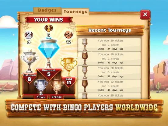 Ảnh chụp màn hình của Bingo Showdown: Bingo Games iPad 