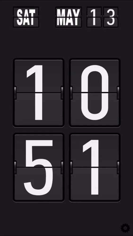 Captures d'écran de Digital Flip Clock