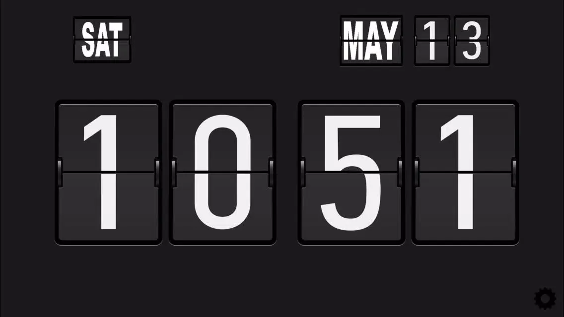 Captures d'écran de Digital Flip Clock