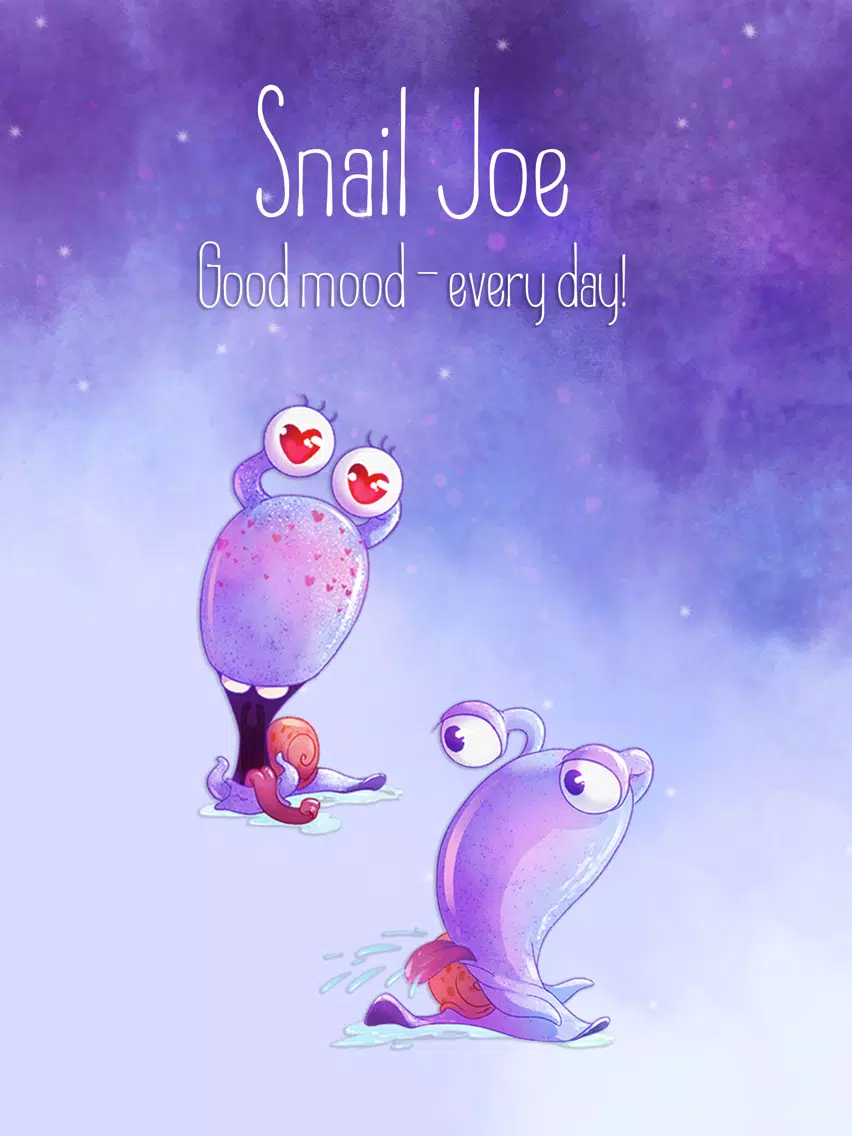 Captures d'écran de Cute Snail Joe Sticker Pack iPad 