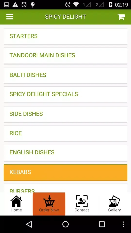 Tangkapan skrin Spicy Delight