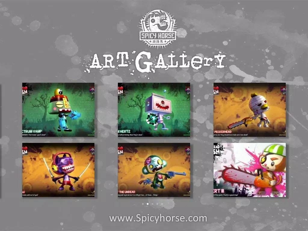 Spicy Horse Art Gallery iPad  Screenshots
