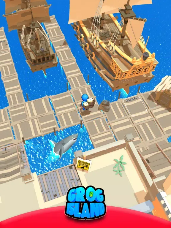 Grog Island - Idle Pub iPad  스크린샷