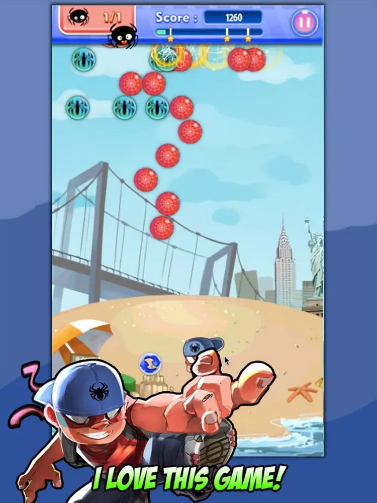 Screenshot di Amazing Spider Bobble Shooter iPad 