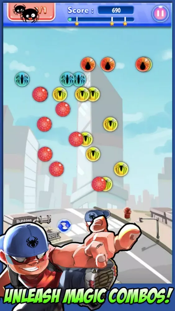 Screenshot di Amazing Spider Bobble Shooter