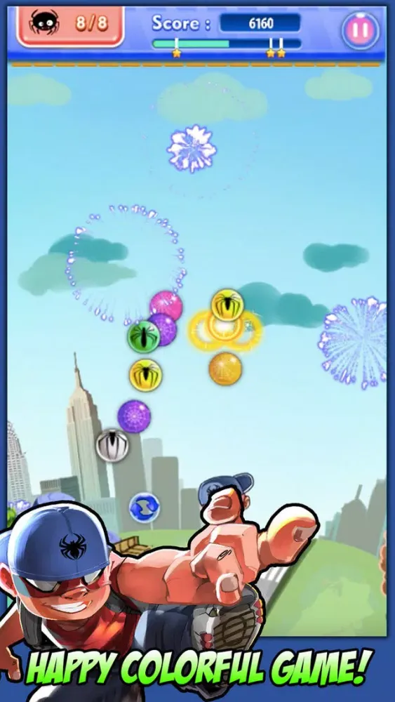 Screenshot di Amazing Spider Bobble Shooter