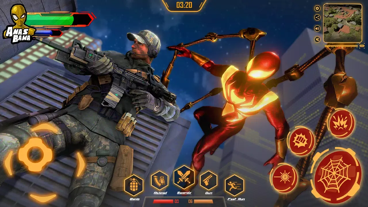 Iron Super Hero - Spider Games 스크린샷